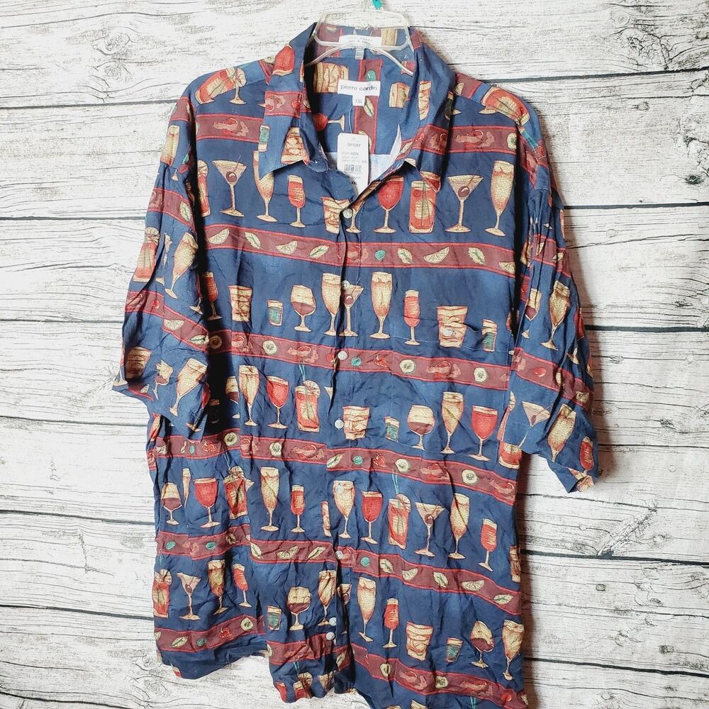 Pierre Cardin Polo shirt - Navy/Multi - XXL – Super cool Pierre Cardin Shirt
